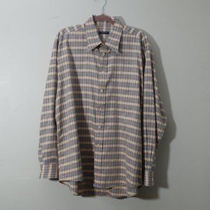 Burberry Plaid Button-down Shirt (XL)